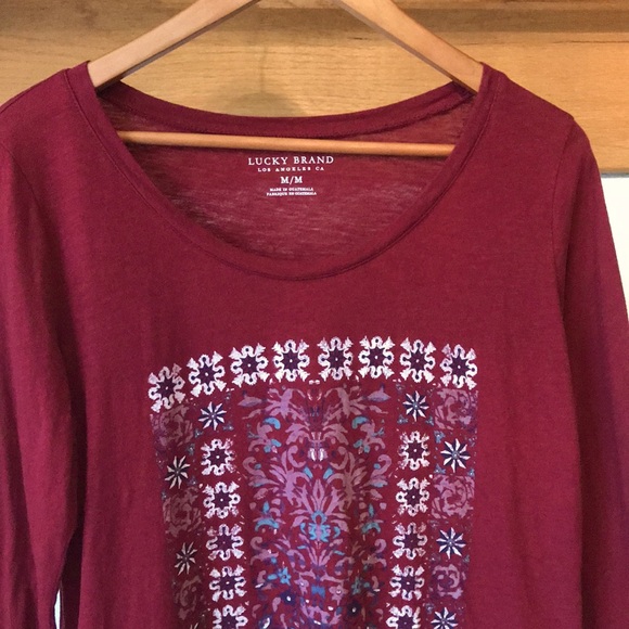 Lucky Brand Tops - Lucky Brand Graphic Shirt